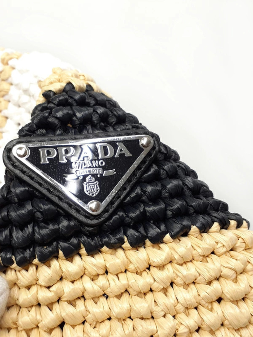 Prada Raffia Tote Bag - Picture 6 of 9